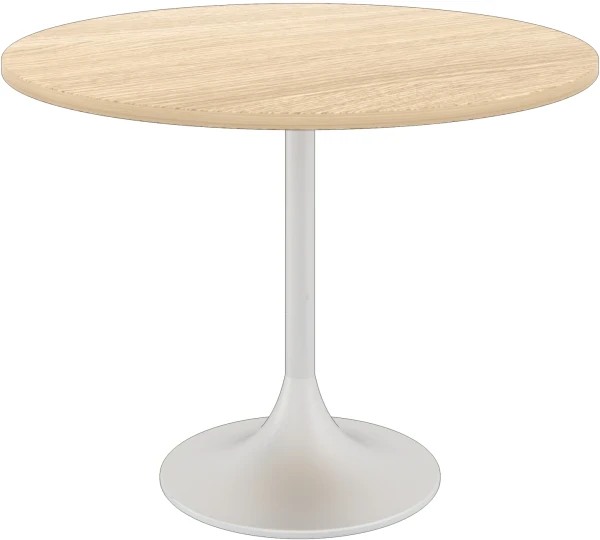 Elite Circular Trumpet Base Meeting Table - 600 x 725mm