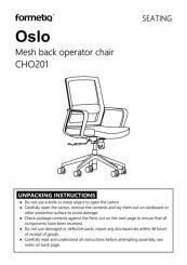 CHO201 Instructions