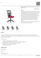 EclipsePlusIIIMediumMeshBackTaskOperatorOfficeChair