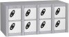 Probe MiniBox 8 Multi Door Stackable Lockers - 415 x 900 x 230mm - White (RAL 9016)