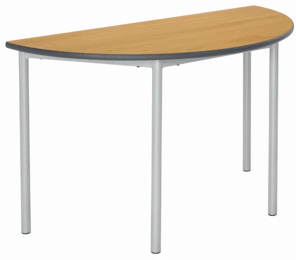 Metalliform RT32 Semi-Circular Table - MDF Edge - 1100 x 550mm