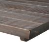 Tabilo Tuff Rustic Solid Wood Square Table Top - 600mm - Driftwood