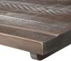 Tabilo Tuff Rustic Solid Wood Square Table Top - 600mm - Jetty