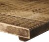 Tabilo Tuff Rustic Solid Wood Square Table Top - 600mm - Stripped Pine