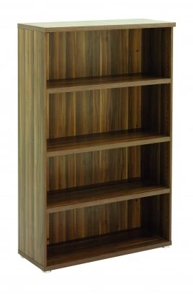 TC Executive Regent Tall Bookcase 1600mm - Dark Walnut (8-10 Week lead time)