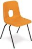 Hille E-Series Stacking Chair - Seat Height 270mm - Orange