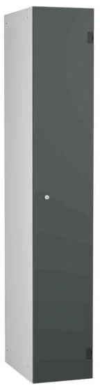 Probe Shockbox Single Tier Overlay Door Locker 1780 x 305 x 390mm - Dark Grey