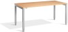 Lavoro Crown Height Adjustable Desk - 1600 x 800mm - Beech