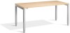 Lavoro Crown Height Adjustable Desk - 1400 x 800mm - Oak