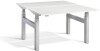 Lavoro Duo Height Adjustable Desk - 1200 x 700mm - Grey