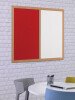Spaceright Eco Combination Board - 1500 x 1200mm - Red