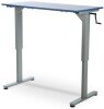 Advanced Sit Stand Height Adjustable Table - Blue