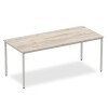Dynamic Impulse Box Leg Straight Table 1800 x 800mm - Grey Oak