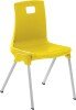 Metalliform EXPRESS ST Classroom Chairs - Size 4 (8-11 Years) - Yellow