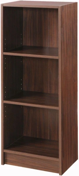 Essentials Medium Narrow Bookcase - Walnut