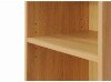 Essentials Small Narrow Bookcase - Oak