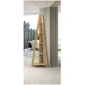 Riva Corner Ladder Bookcase - Oak