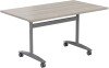 TC One Tilting Rectangular Table - 1400 x 700mm - Grey Oak