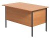 TC Eco 18 Rectangular Desk with Straight Legs and 2 Drawer Fixed Pedestal - 1200mm x 750mm