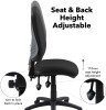 Dams Vantage 100 Operators Chair - Black