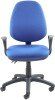 Dams Vantage 100 Operators Chair with Fixed Arms - Blue