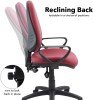 Dams Vantage 100 Operators Chair with Fixed Arms - Burgundy