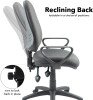 Dams Vantage 100 Operators Chair with Fixed Arms - Charcoal