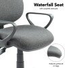 Dams Vantage 100 Operators Chair with Fixed Arms - Charcoal