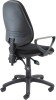 Dams Vantage 100 Operators Chair with Fixed Arms - Black