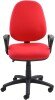 Dams Vantage 100 Operators Chair with Fixed Arms - Red