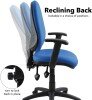 Dams Vantage 100 Operators Chair with Adjustable Arms - Blue