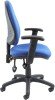 Gentoo Vantage 100 - 2 Lever Operators Chair with Adjustable Arms - Blue