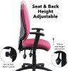 Dams Vantage 100 Operators Chair with Adjustable Arms - Burgundy