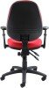 Dams Vantage 100 Operators Chair with Adjustable Arms - Red