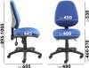 Gentoo Vantage 200 - 3 Lever Asynchro Operators Chair