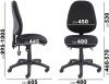 Gentoo Vantage 200 - 3 Lever Asynchro Operators Chair - Black