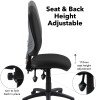 Dams Vantage 200 Operators Chair - Black