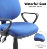 Dams Vantage 200 Operator Chair with Fixed Arms - Blue