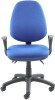 Gentoo Vantage 200 - 3 Lever Asynchro Operators Chair with Fixed Arms - Blue