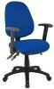 Gentoo Vantage 200 - 3 Lever Asynchro Operators Chair with Adjustable Arms - Blue