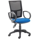 TC Calypso II Mesh Chair with Fixed Arms