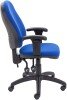 TC Calypso 2 Operator Chair with Adjustable Arms - Royal Blue