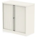 Dynamic Qube 1000mm Side Tambour Cupboard - No Shelves