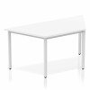 Dynamic Impulse Box Leg Trapezium Table 1600 x 800mm - White