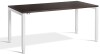 Lavoro Crown Height Adjustable Desk - 1400 x 800mm - Grey Nebraska Oak