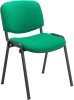 TC Club Black Frame Fabric Chair - Green