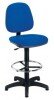 TC Zoom Mid Back Factory Fixed Chair - Royal Blue